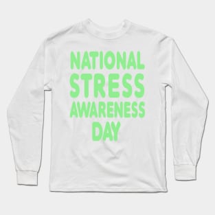 Calendar Reminder: Mind Body Balance Long Sleeve T-Shirt